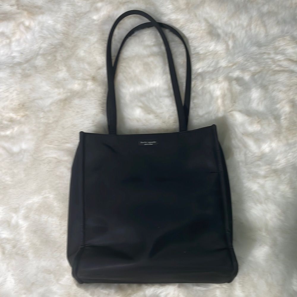 Kate Spade purse bag handbag nylon tote Black Vintage Y2K